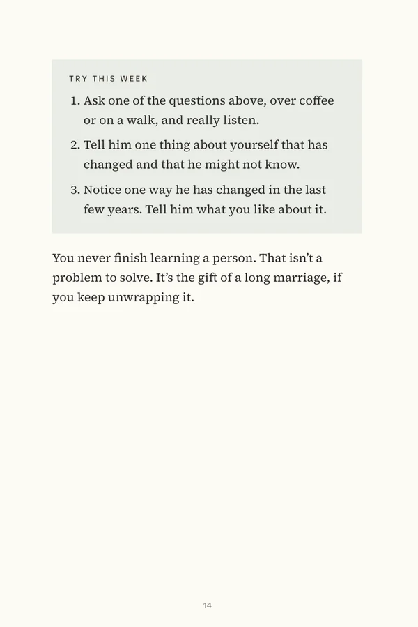 A page from On the Same Side: A “Try this week” box